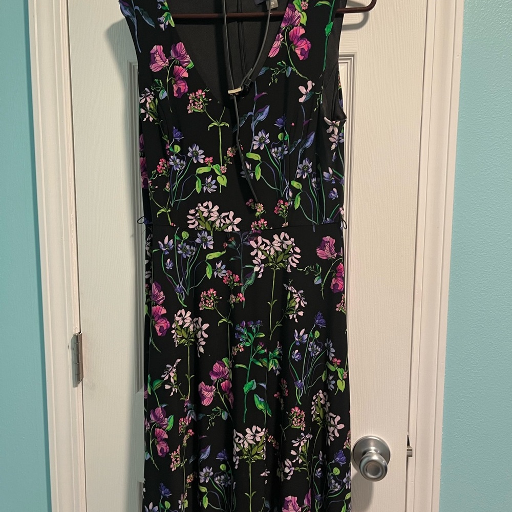 Tommy Hilfiger Floral Black Dress